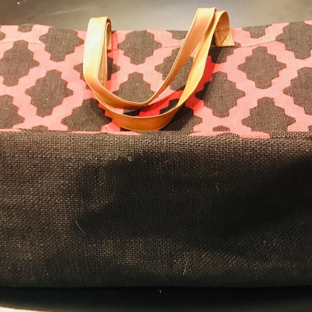 Mudpie Large Straw Handbag - image 2